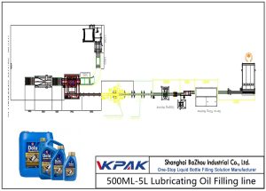 Línia d'ompliment automàtic d'oli lubricant 500ML-5L
