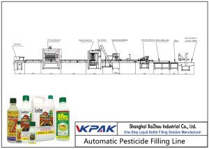 Línia d'ompliment automàtic de pesticides